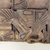  <em>Central Panel from a Shrine for a Divine Image</em>, ca. 664-342 B.C.E. Wood, glass, 18 1/2 x 13 3/8 x 1 3/8 in. (47 x 34 x 3.5 cm). Brooklyn Museum, Charles Edwin Wilbour Fund, 37.258E. Creative Commons-BY (Photo: Brooklyn Museum, CUR.37.258E_detail08.jpg)