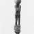 Egyptian. <em>Handle of a Fly Whisk (?) in the Form of Bound Nubian</em>, ca. 1539-1292 B.C.E. Wood, 1 7/16 x 8 3/16 in. (3.6 x 20.8 cm). Brooklyn Museum, Charles Edwin Wilbour Fund, 37.275E. Creative Commons-BY (Photo: Brooklyn Museum, CUR.37.275E_NegK_print_bw.jpg)