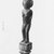 Egyptian. <em>Handle of a Fly Whisk (?) in the Form of Bound Nubian</em>, ca. 1539-1292 B.C.E. Wood, 1 7/16 x 8 3/16 in. (3.6 x 20.8 cm). Brooklyn Museum, Charles Edwin Wilbour Fund, 37.275E. Creative Commons-BY (Photo: Brooklyn Museum, CUR.37.275E_NegM_print_bw.jpg)