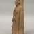 Maya. <em>Hollow Figurine</em>, 500-850. Ceramic, 8 1/4 x 3 3/16 x 2 1/8 in. (21 x 8.1 x 5.4 cm). Brooklyn Museum, Frank Sherman Benson Fund and the Henry L. Batterman Fund, 37.2784PA. Creative Commons-BY (Photo: Brooklyn Museum, CUR.37.2784PA_side_left.JPG)