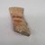  <em>Vessel Fragment</em>, ca. 1350–1550. Ceramic, pigment, 3 1/8 x 2 x 1 1/4 in. (7.9 x 5.1 x 3.2 cm). Brooklyn Museum, 37.282. Creative Commons-BY (Photo: Brooklyn Museum, CUR.37.282_view2.jpg)