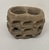 Teotihuacan. <em>Candelero</em>, ca. 300–700. Brown clay, 2 1/8 × 2 3/4 × 1 3/4 in. (5.4 × 7 × 4.4 cm). Brooklyn Museum, Frank Sherman Benson Fund and the Henry L. Batterman Fund, 37.2855PA. Creative Commons-BY (Photo: Brooklyn Museum, CUR.37.2855PA_overall02.jpg)