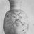  <em>Bes Jar</em>, 664-332 B.C.E. Clay, slip, 6 3/4 × Diam. 4 1/8 in. (17.2 × 10.4 cm). Brooklyn Museum, Charles Edwin Wilbour Fund, 37.328E. Creative Commons-BY (Photo: Brooklyn Museum, CUR.37.328E_NegE_print_bw.jpg)