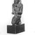  <em>Small Statuette of a Kneeling King</em>, 664–332 B.C.E. Bronze, 2 11/16 x 1 3/16 x 1 3/16 in. (6.9 x 3 x 3 cm). Brooklyn Museum, Charles Edwin Wilbour Fund, 37.365E. Creative Commons-BY (Photo: Brooklyn Museum, CUR.37.365E_NegID_37.552E_GRPA_print_cropped_bw.jpg)