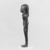  <em>Figurine of a Girl</em>. Bronze, 3 11/16 × 1 1/8 × 11/16 in. (9.3 × 2.8 × 1.8 cm). Brooklyn Museum, Charles Edwin Wilbour Fund, 37.366E. Creative Commons-BY (Photo: Brooklyn Museum, CUR.37.366E_NegB_print_bw.jpg)