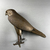  <em>Large Hawk</em>, 305-30 B.C.E. Bronze, 8 7/16 x 7 11/16 in. (21.5 x 19.5 cm). Brooklyn Museum, Charles Edwin Wilbour Fund, 37.367E. Creative Commons-BY (Photo: Brooklyn Museum, CUR.37.367E_view01.jpg)