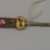 <em>Hair Pin</em>, early 20th century. Gilt silver, kingfisher feather, pink tourmaline, jade, coral, garnet, 7 15/16 x 13/16 in. (20.2 x 2 cm). Brooklyn Museum, Frank L. Babbott Fund, 37.371.251. Creative Commons-BY (Photo: Brooklyn Museum, CUR.37.371.251_front.jpg)
