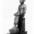  <em>Small Statue of Imhotep</em>, 305-30 B.C.E. Bronze, 4 1/2 x 1 3/16 x 2 5/16 in. (11.5 x 3 x 5.8 cm). Brooklyn Museum, Charles Edwin Wilbour Fund, 37.373E. Creative Commons-BY (Photo: Brooklyn Museum, CUR.37.373E_NegA_bw.jpg)