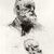Auguste Rodin (French, 1840-1917). <em>Victor Hugo de Trois-quart</em>, 1884. Dry-point, 4th state of 8 on laid China paper, Image: 8 x 5 1/16 in. (20.3 x 10.3 cm). Brooklyn Museum, Henry L. Batterman Fund, 37.375 (Photo: Brooklyn Museum, CUR.37.375_view2.jpg)