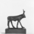  <em>Small Figurine of a Hathor Cow</em>. Bronze, 2 5/8 × 2 3/16 in. (6.6 × 5.5 cm). Brooklyn Museum, Charles Edwin Wilbour Fund, 37.381E. Creative Commons-BY (Photo: Brooklyn Museum, CUR.37.381E_NegA_print_bw.jpg)