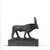  <em>Small Hathor Cow</em>, 305-30 B.C.E. Bronze, 1 15/16 x 11/16 x 2 5/16 in. (4.9 x 1.8 x 5.8 cm). Brooklyn Museum, Charles Edwin Wilbour Fund, 37.384E. Creative Commons-BY (Photo: Brooklyn Museum, CUR.37.384E_NegA_print_bw.jpg)