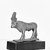  <em>Small Hathor Cow</em>, 305-30 B.C.E. Bronze, 1 15/16 x 11/16 x 2 5/16 in. (4.9 x 1.8 x 5.8 cm). Brooklyn Museum, Charles Edwin Wilbour Fund, 37.384E. Creative Commons-BY (Photo: Brooklyn Museum, CUR.37.384E_NegID_37.551E_GRPA_cropped_bw.jpg)