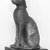  <em>Statuette of a Cat</em>, 332-30 B.C.E. Bronze, 5 9/16 x 2 1/16 x 3 1/8 in. (14.2 x 5.2 x 8 cm). Brooklyn Museum, Charles Edwin Wilbour Fund, 37.427E. Creative Commons-BY (Photo: Brooklyn Museum, CUR.37.427E_neg_37.426E_grpB_bw.jpg)