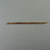  <em>Small Hairpin</em>, 30 B.C.E.–395 C.E. Ivory, 1/8 x 3 7/16 in. (0.3 x 8.8 cm). Brooklyn Museum, Charles Edwin Wilbour Fund, 37.472E. Creative Commons-BY (Photo: Brooklyn Museum, CUR.37.472E_overall06.jpg)