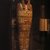 Egyptian. <em>Mummy and Cartonnage of Hor</em>, 798 B.C.E.-558 B.C.E. Linen, pigment, gesso, human remains, 69 1/2 x 18 x 13 in. (176.5 x 45.7 x 33 cm). Brooklyn Museum, Charles Edwin Wilbour Fund, 37.50E. Creative Commons-BY (Photo: Brooklyn Museum, CUR.37.50E_mummychamber.jpg)