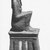 <em>Small Figure of the Goddess Maat Seated on s Stool</em>, 664-525 B.C.E. Bronze, 3 1/16 x 7/8 x 1 1/4 in. (7.8 x 2.2 x 3.2 cm). Brooklyn Museum, Charles Edwin Wilbour Fund, 37.542E. Creative Commons-BY (Photo: Brooklyn Museum, CUR.37.542E_NegL814_18_print_bw.jpg)