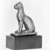  <em>Small Statuette of a Cat</em>, 664-525 B.C.E., or 305-30 B.C.E. Bronze, 1 3/4 x 3/4 x 1 3/8 in. (4.4 x 2 x 3.5 cm). Brooklyn Museum, Charles Edwin Wilbour Fund, 37.551E. Creative Commons-BY (Photo: Brooklyn Museum, CUR.37.551E_NegID_37.551E_GRPA_cropped_bw.jpg)