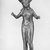  <em>Large Statuette of a Goddess, Probably Hathor or Aphrodite</em>, 1st-3rd century C.E. Bronze, 12 5/8 x 5 11/16 x 3 3/8 in. (32 x 14.4 x 8.5 cm). Brooklyn Museum, Charles Edwin Wilbour Fund, 37.572E. Creative Commons-BY (Photo: Brooklyn Museum, CUR.37.572E_NegB_print_bw.jpg)
