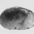  <em>Dish in Form of Seashell</em>, ca. 1390-1292 B.C.E. Glass, 7/8 x 2 5/8 x 4 5/8 in. (2.2 x 6.6 x 11.7 cm). Brooklyn Museum, Charles Edwin Wilbour Fund, 37.599E. Creative Commons-BY (Photo: Brooklyn Museum, CUR.37.599E_negA_bw.jpg)