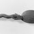  <em>Spoon with Jackal Handle</em>, ca. 1539-1292 B.C.E. Wood, 2 5/8 × 9/16 × 10 7/16 in. (6.7 × 1.4 × 26.5 cm). Brooklyn Museum, Charles Edwin Wilbour Fund, 37.623E. Creative Commons-BY (Photo: Brooklyn Museum, CUR.37.623E_negB_print_bw.jpg)