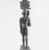  <em>Small Statuette of Horus Wearing an Elaborate Headdress</em>, 664–332 B.C.E. Bronze, 5 1/16 × 1 1/8 × 1 5/8 in. (12.9 × 2.8 × 4.2 cm). Brooklyn Museum, Charles Edwin Wilbour Fund, 37.691E. Creative Commons-BY (Photo: Brooklyn Museum, CUR.37.691E_NegC_print_bw.jpg)