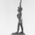  <em>Small Statuette of Horus Wearing an Elaborate Headdress</em>, 664–332 B.C.E. Bronze, 5 1/16 × 1 1/8 × 1 5/8 in. (12.9 × 2.8 × 4.2 cm). Brooklyn Museum, Charles Edwin Wilbour Fund, 37.691E. Creative Commons-BY (Photo: Brooklyn Museum, CUR.37.691E_NegE_print_bw.jpg)