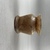  <em>Ear Stud</em>. Wood, Length: 1 1/8 in. (2.9 cm). Brooklyn Museum, Charles Edwin Wilbour Fund, 37.695Eb. Creative Commons-BY (Photo: Brooklyn Museum, CUR.37.695Ea_37.695Eb_overall01.JPG)