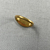 <em>Signet Ring</em>, ca. 1352-1292 B.C.E. Gold, 1/16 × greatest width 11/16 in. (0.2 × 1.7 cm). Brooklyn Museum, Charles Edwin Wilbour Fund, 37.729E. Creative Commons-BY (Photo: Brooklyn Museum, CUR.37.729E_back.JPG)