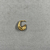  <em>Plain Earring</em>, ca. 1393–1292 B.C.E. Gold Brooklyn Museum, Charles Edwin Wilbour Fund, 37.748E. Creative Commons-BY (Photo: Brooklyn Museum, CUR.37.748E_overall01.JPG)