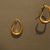  <em>"Boat" Earring</em>, ca. 1539-1075 B.C.E. Gold, 11/16 x 3/16 in. (1.7 x 0.5 cm). Brooklyn Museum, Charles Edwin Wilbour Fund, 37.749E. Creative Commons-BY (Photo: , CUR.37.749E_37.750E_erg456.jpg)