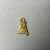  <em>Amulet Representing the Soul as a Human-Headed Falcon</em>, ca. 664–343 B.C.E. Gold, paste, 13/16 × 1/16 × 11/16 in. (2 cm, 1.5mm, 1.7 cm). Brooklyn Museum, Charles Edwin Wilbour Fund, 37.798E. Creative Commons-BY (Photo: Brooklyn Museum, CUR.37.798E_back.JPG)
