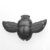  <em>Amulet? Representing a Winged Scarabeus</em>. Stone, 11/16 x 1 5/16 x 1 13/16 in. (1.8 x 3.4 x 4.6 cm). Brooklyn Museum, Charles Edwin Wilbour Fund, 37.880E. Creative Commons-BY (Photo: , CUR.37.880E_NegID_09.889.836NegA_print_cropped_bw.jpg)