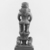  <em>Small Figure of the God Bes Standing on a Lotus Flower</em>, 305-30 B.C.E. Bronze, 2 7/8 × 1 × 1 1/16 in. (7.3 × 2.6 × 2.7 cm). Brooklyn Museum, Charles Edwin Wilbour Fund, 37.917E. Creative Commons-BY (Photo: Brooklyn Museum, CUR.37.917E_NegC_print_bw.jpg)