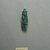  <em>Bastet Amulet</em>, 664–30 B.C.E. Faience, Height: 1 7/16 in. (3.6 cm). Brooklyn Museum, Charles Edwin Wilbour Fund, 37.983E. Creative Commons-BY (Photo: Brooklyn Museum, CUR.37.983E_view1.jpg)