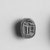 Egyptian. <em>Motto Scarab</em>, ca. 1352-1336 B.C.E. Faience, 3/16 x 1/4 x 5/16 in. (0.4 x 0.6 x 0.8 cm). Brooklyn Museum, Gift of the Egypt Exploration Society, 38.546. Creative Commons-BY (Photo: Brooklyn Museum, CUR.38.546_neg44.123.115_grpB_print_cropped_bw.jpg)