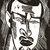 Karl Schmidt-Rottluff (German, 1884-1976). <em>Self-Portrait (Selbstbilnis)</em>, 1916. Woodcut on glossy wove paper, Image: 11 5/8 x 9 7/16 in. (29.5 x 24 cm). Brooklyn Museum, By exchange, 38.566. © artist or artist's estate (Photo: Brooklyn Museum, CUR.38.566.jpg)