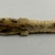  <em>Figure of Lizard</em>. Bone, pigment, 1/2 × 5/8 × 4 5/16 in. (1.3 × 1.6 × 11 cm). Brooklyn Museum, Carll H. de Silver Fund, 38.58. Creative Commons-BY (Photo: Brooklyn Museum, CUR.38.58_overall02.jpg)