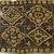 Coptic. <em>Square Fragment with Floral and Geometric Decoration</em>, 6th century C.E. Flax, wool, 4 1/2 x 3 5/8 in. (11.4 x 9.2 cm). Brooklyn Museum, Charles Edwin Wilbour Fund, 38.658. Creative Commons-BY (Photo: Brooklyn Museum (in collaboration with Index of Christian Art, Princeton University), CUR.38.658_ICA.jpg)