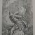 Salvator Rosa (Italian, 1615-1673). <em>Jason and the Dragon</em>. Etching on laid paper, Image: 13 1/4 x 8 9/16 in. (33.7 x 21.7 cm). Brooklyn Museum, Museum Collection Fund, 39.11 (Photo: Brooklyn Museum, CUR.39.11.jpg)