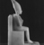  <em>Seated Statuette of Pepy I with Horus Falcon</em>, ca. 2338-2298 B.C.E. Egyptian alabaster, traces of Egyptian blue, red pigment, and gypsum, 10 1/2 x 2 3/4 x 6 1/4 in. (26.7 x 6.98 x 15.9 cm). Brooklyn Museum, Charles Edwin Wilbour Fund, 39.120. Creative Commons-BY (Photo: , CUR.39.120_NegD_print_bw.jpg)