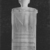  <em>Seated Statuette of Pepy I with Horus Falcon</em>, ca. 2338–2298 B.C.E. Egyptian alabaster (calcite), pigment (Egyptian blue, red), and gypsum, 10 1/2 x 2 3/4 x 6 1/4 in. (26.7 x 6.98 x 15.9 cm). Brooklyn Museum, Charles Edwin Wilbour Fund, 39.120. Creative Commons-BY (Photo: Brooklyn Museum, CUR.39.120_negE_print_bw.jpg)