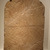 Nubian. <em>Stela of King Ramesses II</em>, ca. 1279-1213 B.C.E. Sandstone, pigment, 36 1/2 x 31 x 5 1/4 in., 345 lb. (92.7 x 78.7 x 13.3 cm, 156.5kg). Brooklyn Museum, Charles Edwin Wilbour Fund, 39.425. Creative Commons-BY (Photo: Brooklyn Museum, CUR.39.425.jpg)