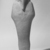 Nubian. <em>Ushabti of King Taharqa</em>, ca. 1075–656 B.C.E. Egyptian alabaster (calcite), 13 1/8 x 4 3/16 x depth at base 2 7/16 in. (33.3 x 10.7 x 6.2 cm). Brooklyn Museum, By exchange, 39.4. Creative Commons-BY (Photo: Brooklyn Museum, CUR.39.4_NegL646_19A_print_bw.jpg)