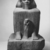  <em>Block Statue of Senwosret-senebefny</em>, ca. 1836-1759 B.C.E. Quartzite, 26 7/8 x 16 5/16 x 18 1/8 in., 359 lb. (68.3 x 41.5 x 46 cm, 162.84kg). Brooklyn Museum, Charles Edwin Wilbour Fund, 39.602. Creative Commons-BY (Photo: Brooklyn Museum, CUR.39.602_NegH1_print_bw.jpg)