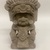 Zapotec. <em>Funerary Urn in Form of Seated Figure</em>, ca. 200-700. Ceramic, pigment, 10 1/2 × 8 1/4 × 6 1/2 in. (26.7 × 21 × 16.5 cm). Brooklyn Museum, Ella C. Woodward Memorial Fund, 40.713. Creative Commons-BY (Photo: Brooklyn Museum, CUR.40.713_overall.jpg)