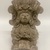 Zapotec. <em>Funerary Urn in Form of Seated Figure</em>, ca. 200-700. Gray clay, 10 1/2 × 8 1/4 × 5 3/8 in. (26.7 × 21 × 13.7 cm). Brooklyn Museum, Ella C. Woodward Memorial Fund, 40.714. Creative Commons-BY (Photo: Brooklyn Museum, CUR.40.714_overall.jpg)