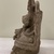 Zapotec. <em>Funerary Urn in Form of Seated Figure</em>, ca. 200-700. Gray clay, 10 1/2 × 8 1/4 × 5 3/8 in. (26.7 × 21 × 13.7 cm). Brooklyn Museum, Ella C. Woodward Memorial Fund, 40.714. Creative Commons-BY (Photo: Brooklyn Museum, CUR.40.714_view03-1.jpg)