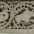 Coptic. <em>Frieze of Animals in Plant Scrolls</em>, 4th century C.E. Limestone, pigment, 14 3/8 x 50 3/16 x 4 5/8 in., 131 lb. (36.5 x 127.5 x 11.7 cm, 59.42kg). Brooklyn Museum, Charles Edwin Wilbour Fund, 41.1266. Creative Commons-BY (Photo: Brooklyn Museum (in collaboration with Index of Christian Art, Princeton University), CUR.41.1266_ICA.jpg)