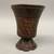 Quechua. <em>Qero Cup with Pedestal Base</em>. Wooden lacquered, 5 7/8 x 4 3/4 in.  (14.9 x 12.1 cm). Brooklyn Museum, Museum Expedition 1941, Frank L. Babbott Fund, 41.1275.6. Creative Commons-BY (Photo: Brooklyn Museum, CUR.41.1275.6_view03.jpg)