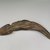 Rapanui. <em>Lizard Figure (Moko Miro)</em>, 19th century. Wood, 15 3/4 x 3 x 2 in. (40 x 7.6 x 5.1 cm). Brooklyn Museum, Museum Expedition 1941, Frank L. Babbott Fund, 41.1277. Creative Commons-BY (Photo: Brooklyn Museum, CUR.41.1277_bottom.jpg)